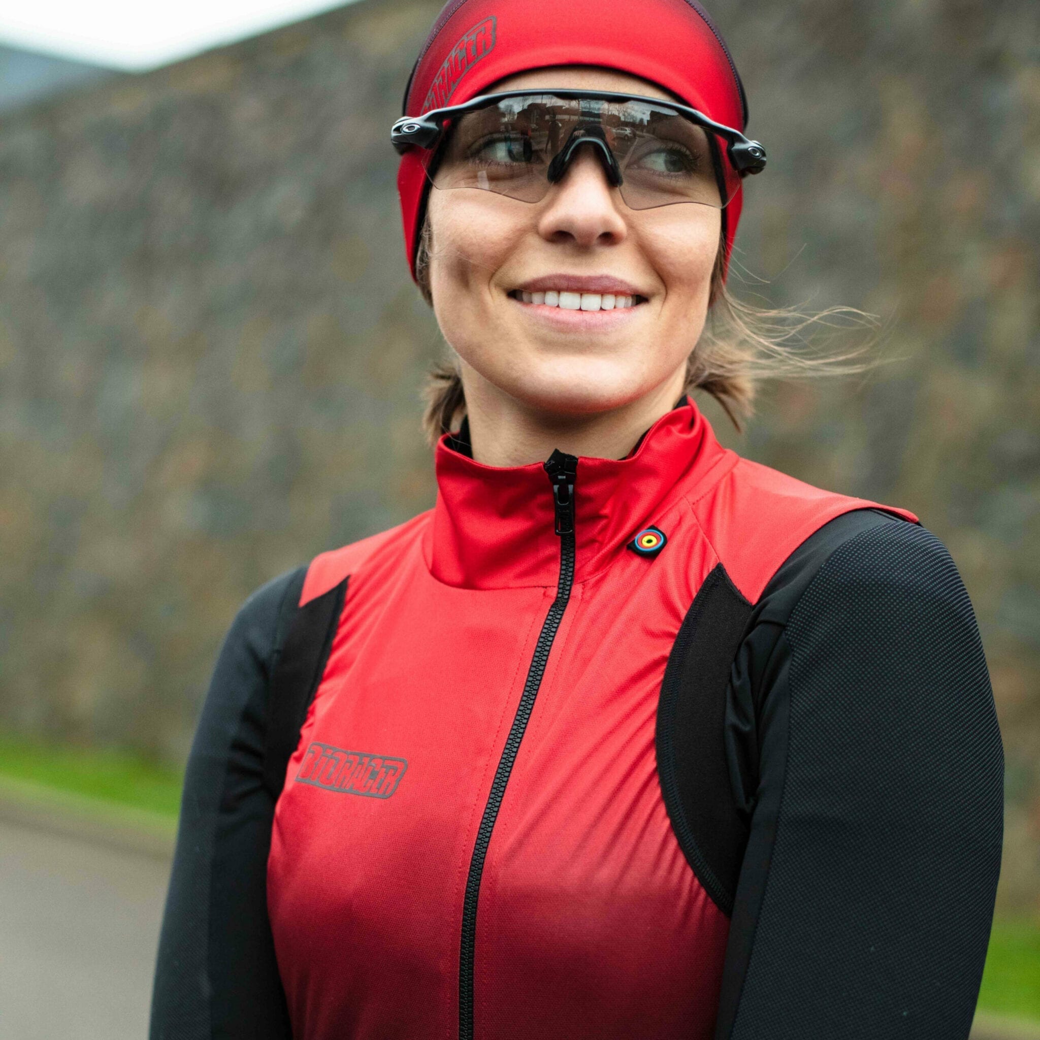 Spitfire Gilet Red Shade Womens