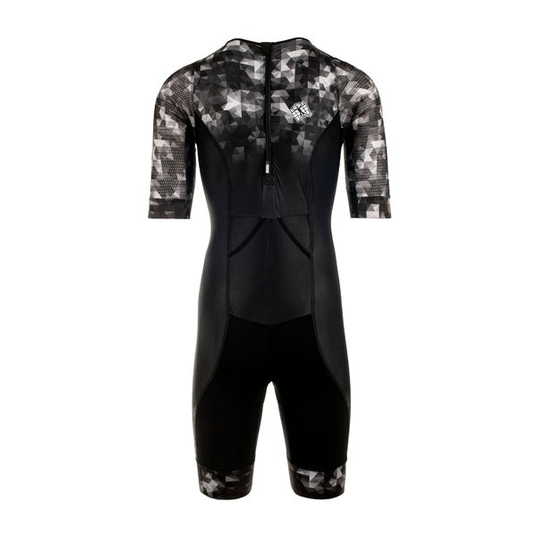 TRI TEAM SUIT SS - BP ZIPPER BACK