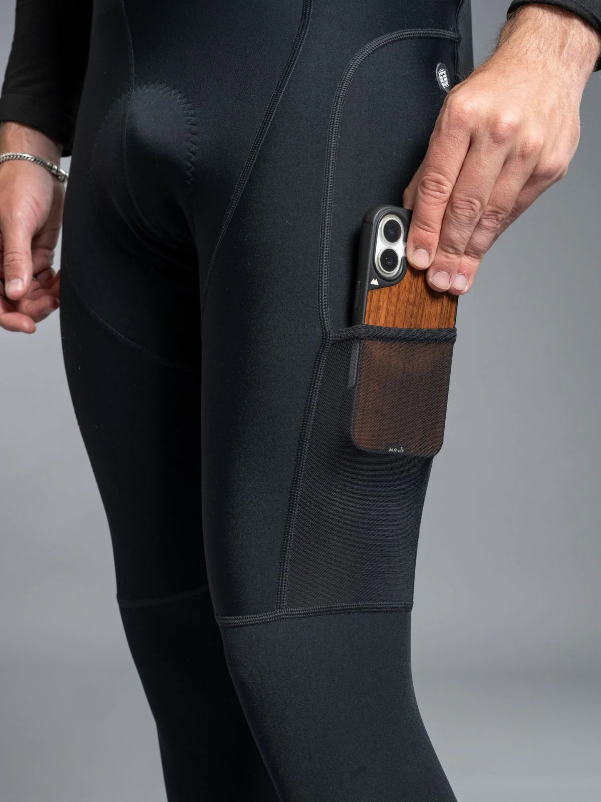 Tempest Gravel Bibtights Black